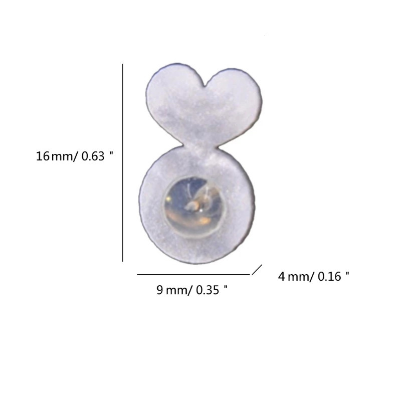 Supportive Earring Lifters for Heavy Earrings Unique Back Ear Studs Lobes Lifter 250804