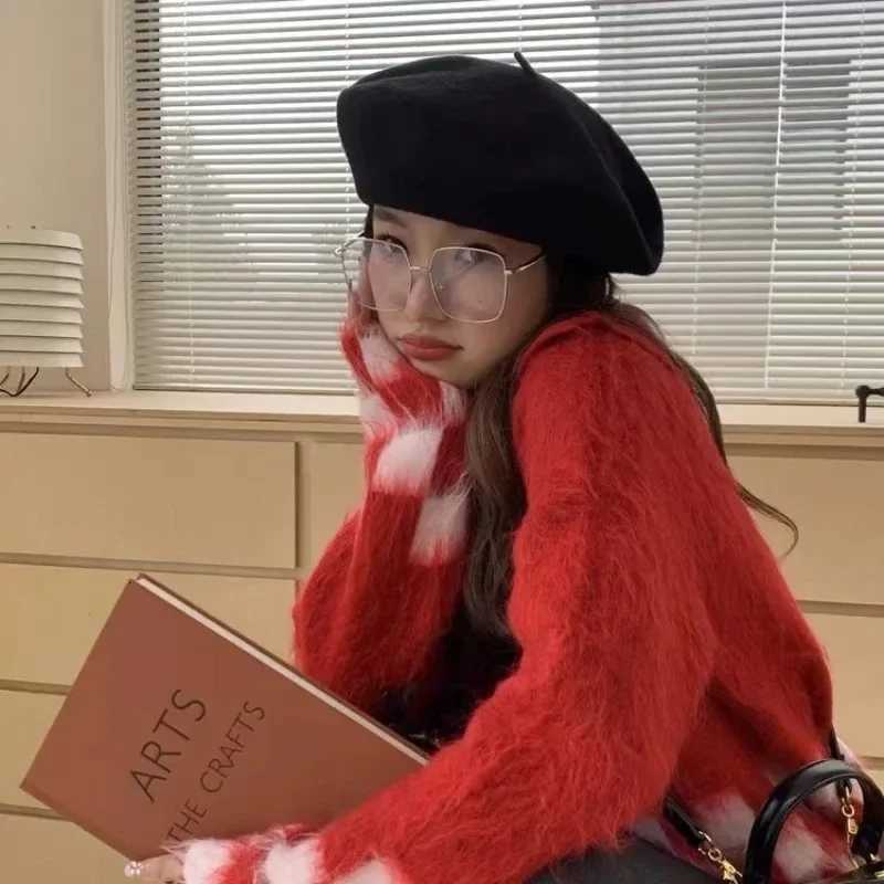 Korea Big Size Wool Berets for Women and Men Large Size Warm Artist Hats Unisex French Style Classic Winter Hat Female Retro Painter C XJ250807