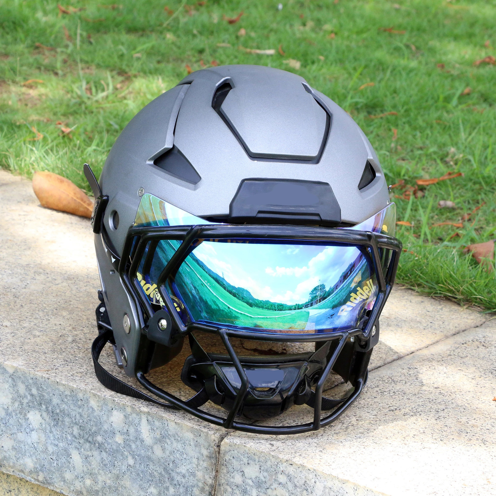 AntiUV Football Visors for SpeedFlex AXIOM Helmet American Rugby Goggles Eye Shield with Clips 250729