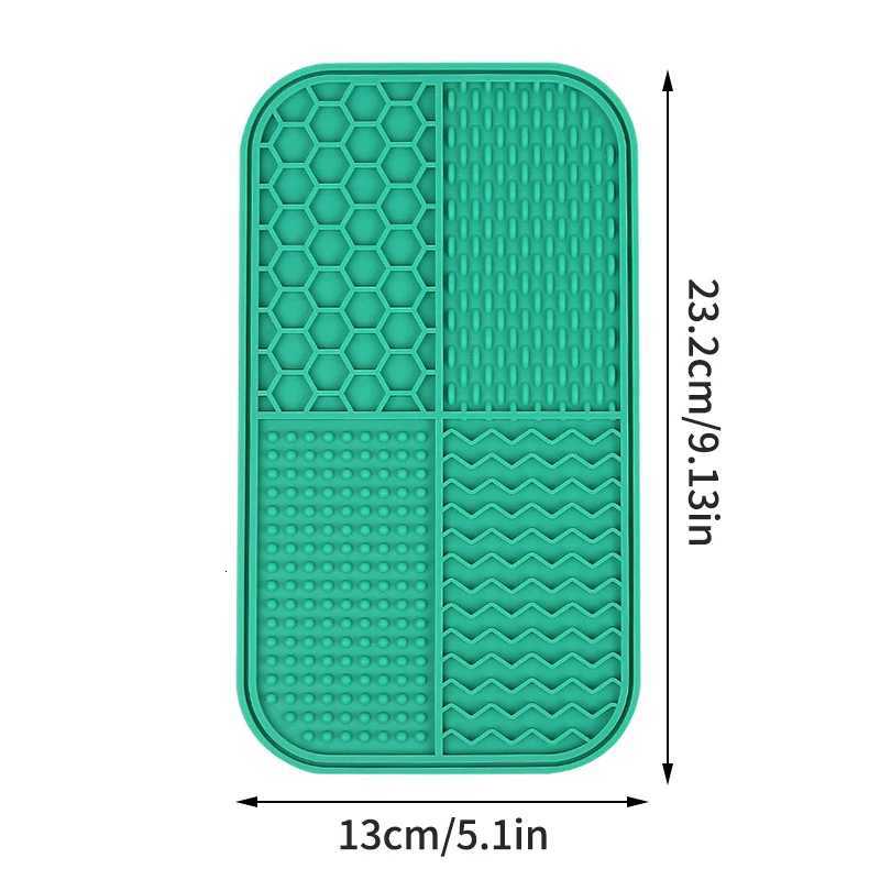 1PC Silicone Pet Licking Pad Dog Licking Pad Pet Suction Pad Anti-Choking Slow Food Bowl Y250806