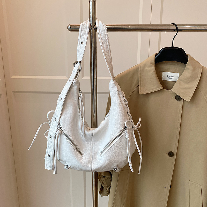 Free shipping designer Minimalist High-End Commuter Shoulder Bag for Women 2025 New Soft Leather Underarm Bag Versatile Large Capacity Crossbody Bag