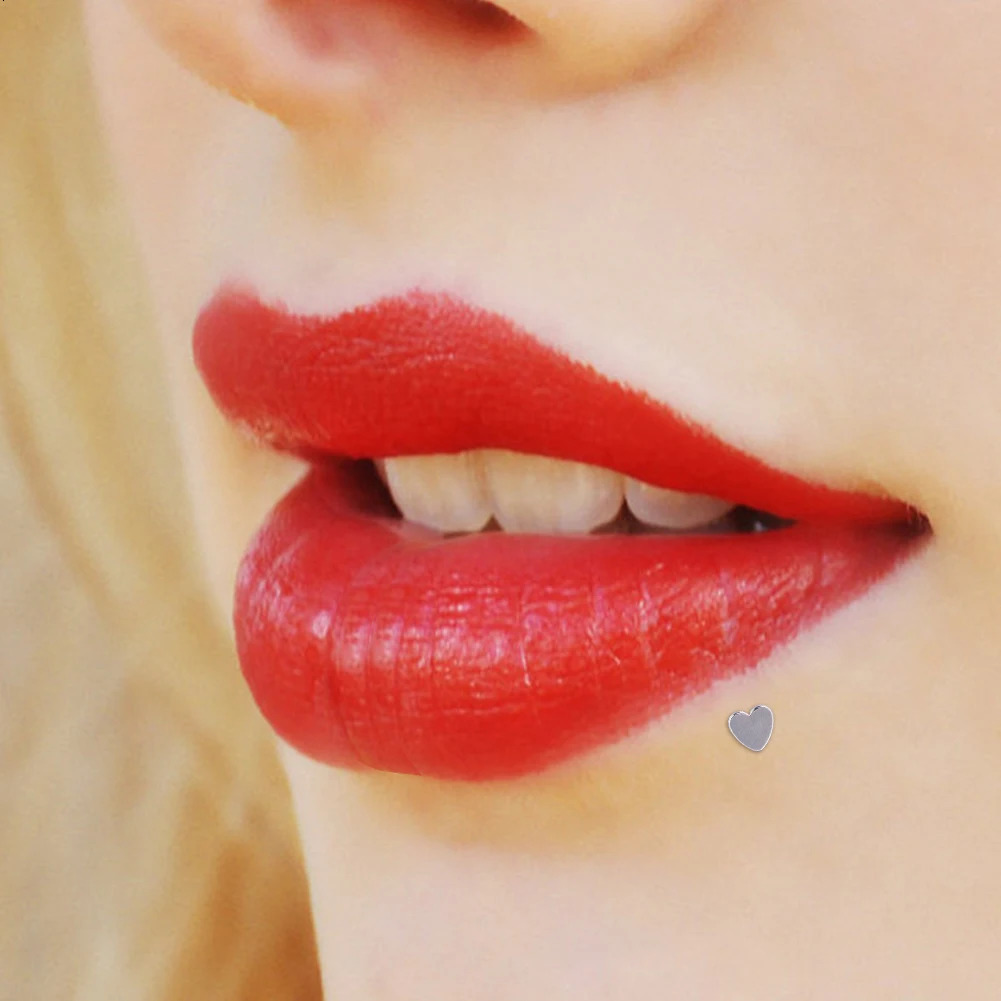 1Pc Lip Piercing Body Jewelry Plug-in Lip Stud for Women Trendy Ear Cuff Stainless Steel Star Moon Lip Stud Earrings Ear Studs 250805