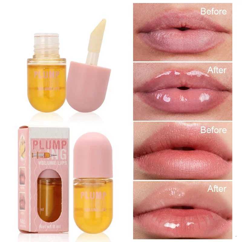 Lip Plumper Oil Instantly Plumps Lips Increasing Lip Elasticity Long-lasting Moisturize Gloss Saturation Beauty Makeup Lip CareXJ250807