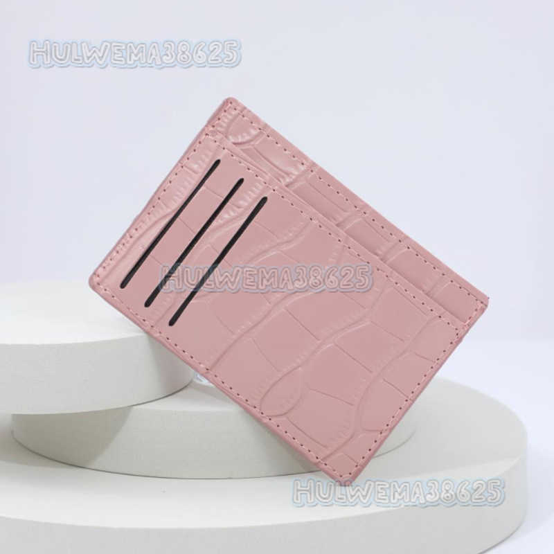 New Card Holder Coin Purse Multi-card Slots Student Women Fashion Simple Pattern Company H250806