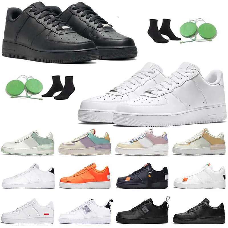one for 1 running shoes men women platform sneakers Low Classic Utility Shadow White Black Spruce Aura mens womens trainers outdoor sports