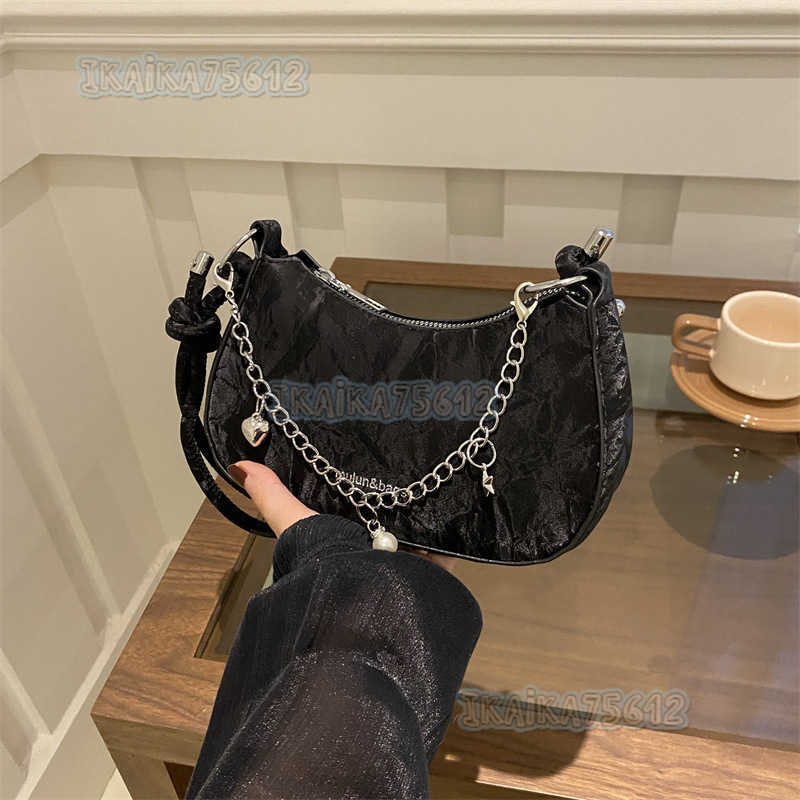 Stylish Small Bag for Women 2024 New Fashion Versatile Crossbody Bag Summer Niche Single Shoulder Underarm Bag H250806
