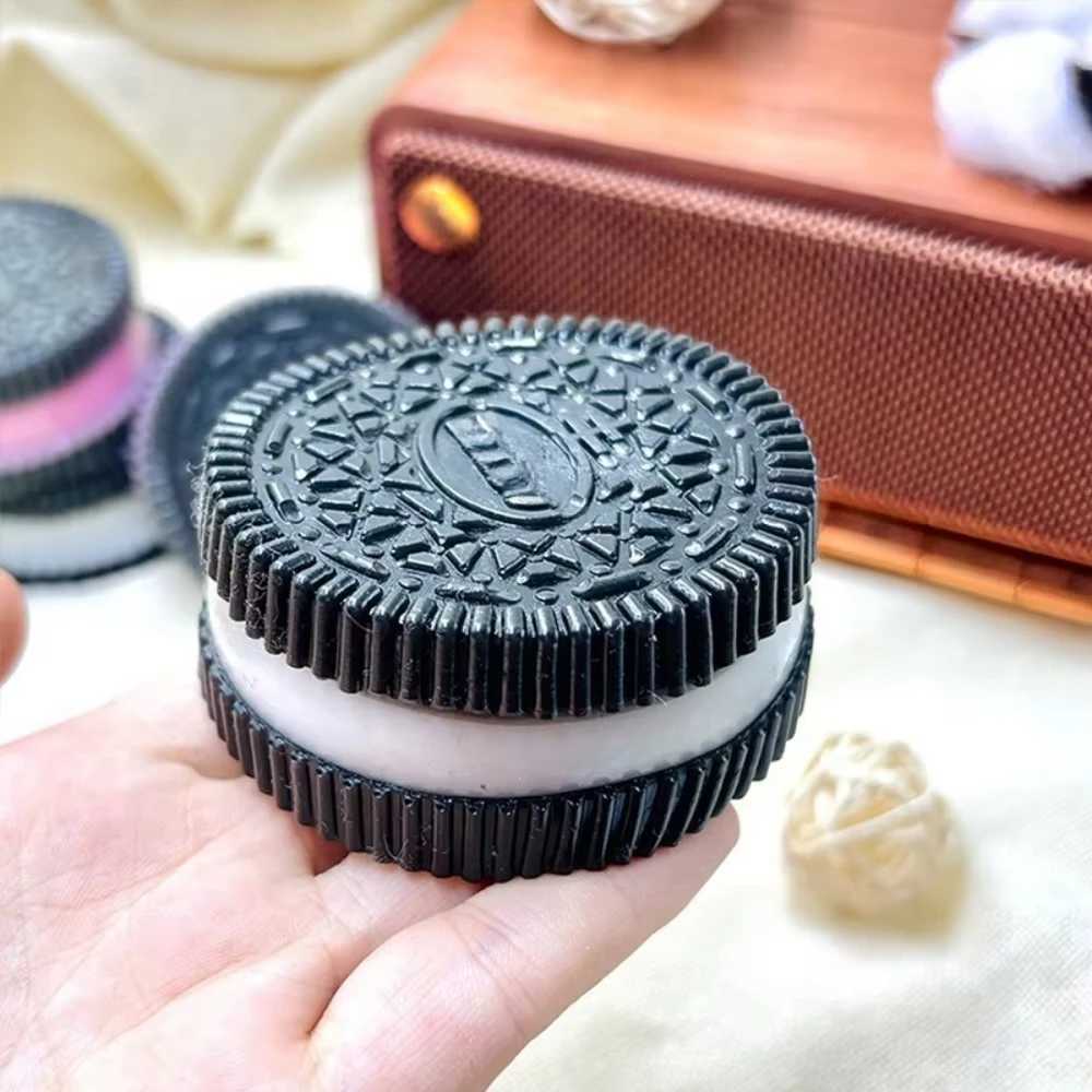 Soft Taba Squishy Handmade Cookies Stress Relief Toy Sensory Fidget Toys for Kids Adults Anxiety Relaxation Squeeze Holiday Gift Z250807