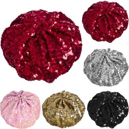 UK Multicolor Sequin Basco Hat Beret Disco Fancy Dr Party Costume Headwear XJ250807