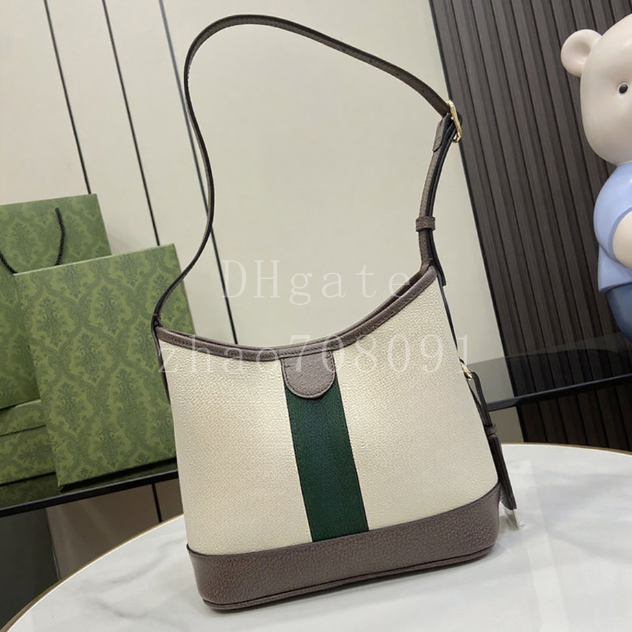 Canvas Leather Designer Bucket Bag Small size 23CM Diamond quality Luxury Shoulder Bag Crossbody Bag With Box 25G781402A