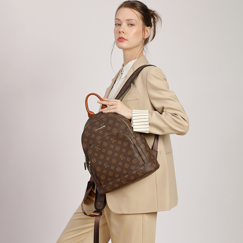 MKF designer bag free shipping Light luxury high-quality backpack fashionable Large capacity classic versatile vintage handbag for women