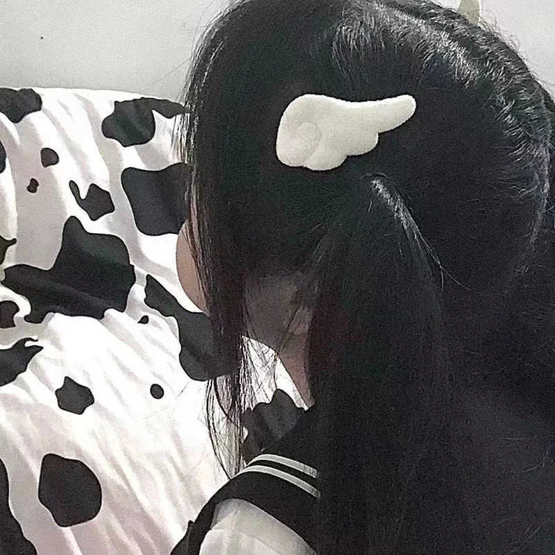 New Arrival Wing PLUSH Hairpin Super Cute Angel Accessories Girl Hair Clip Barrettes Hairgrip Headdress Headwear Hairclip Ornaments U250807