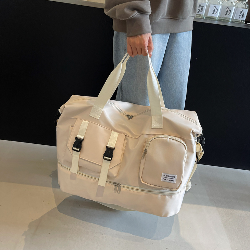 New Hot Selling Multi-Functional Fiess Two-Layer Telescopic Large Capacity Travel Sports Handbag Women's Bag