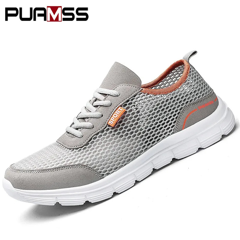 Men Aqua Shoes Outdoor Breathable Beach Shoes Lightweight Quick-drying Wading Shoes Sport Water Camping Sneakers Shoes 250814