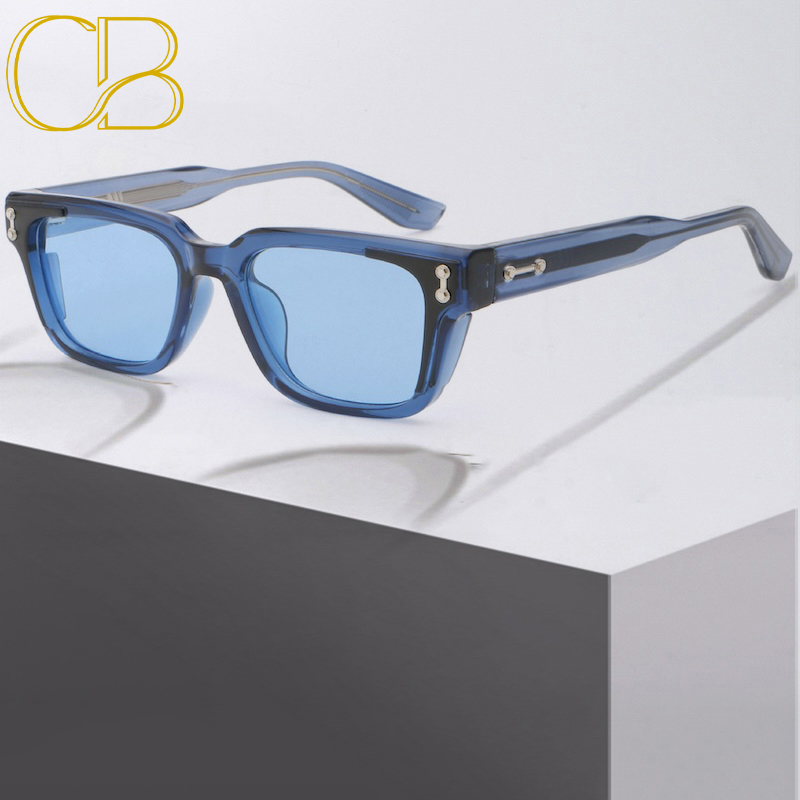Vintage Square Sunglasses Steampunk Men Women Cyberpunk Thick Glasses Clear Punk Retro Goggles Gothic Y2K Futuristic Cool INS Niche High-end Sturdy Me