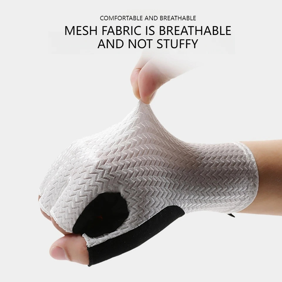 KoKossi Summer Breathable Half Finger Cycling Gloves Bike Fitness AntiSlip Bicycle Cooling Sports 250729