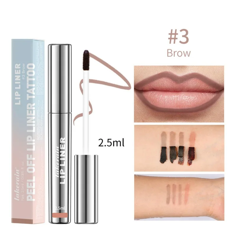 Tattoo Matte Peel Off Enhance Lips Liner Lasting Lip Stain Waterproof Transfer-proof Lipstick Make Up X250806