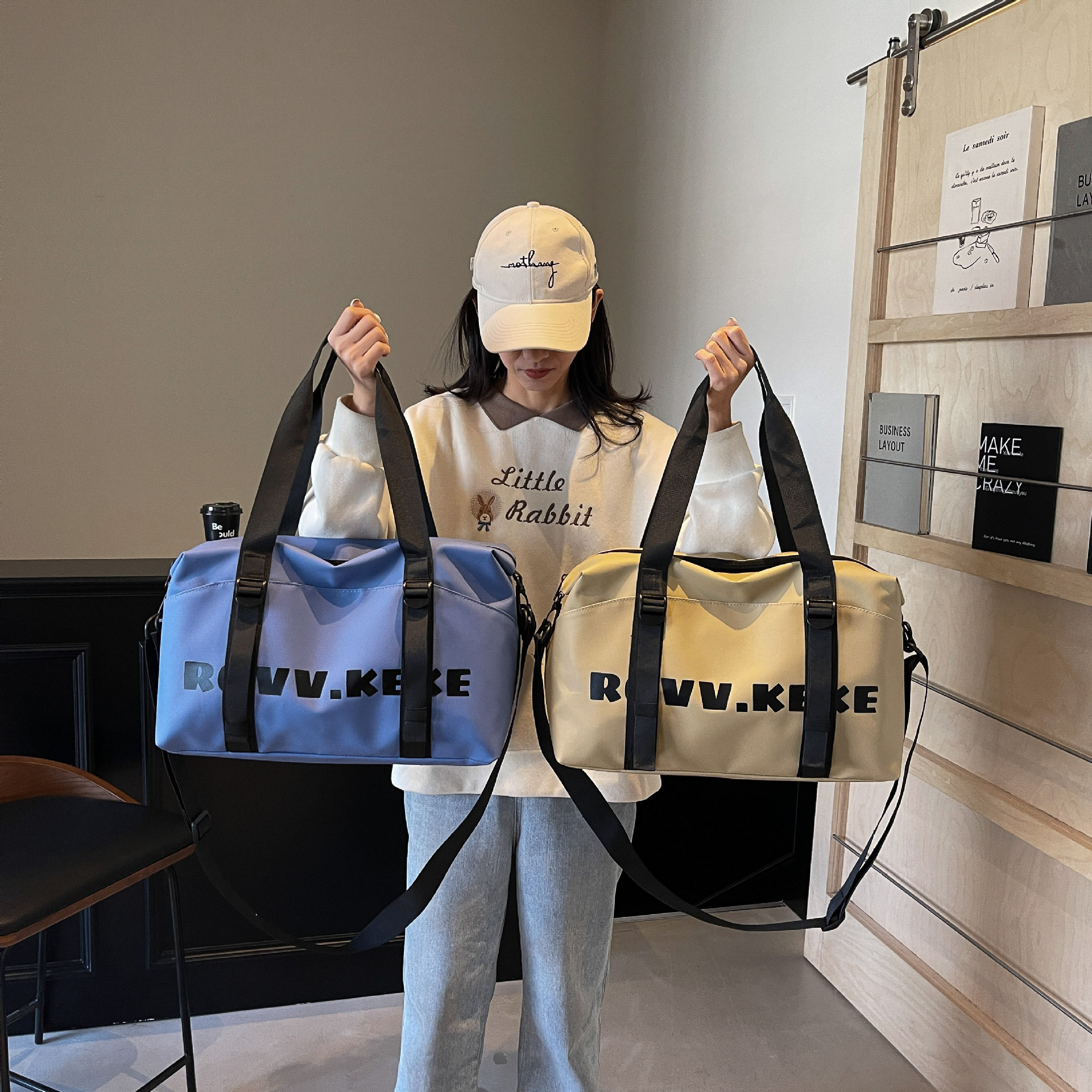 New Simple Fashion Short Business Trip Carry-On Travel Large Capacity Casual Sports Gym Luggage Storage Bag