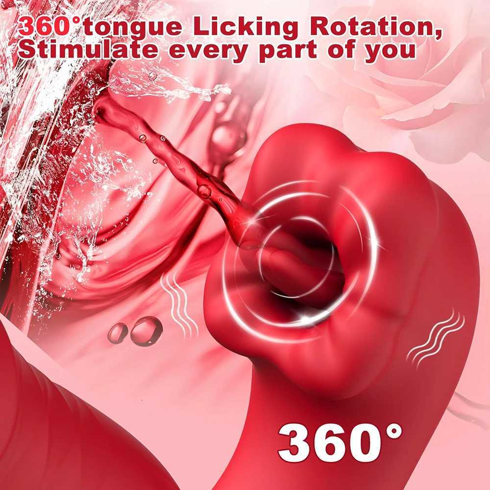 Throsting Dildo Tongue Vibrator App Control Wearable Clit Vagina G Spot Massager Nipple Anal Female Masturbate Sex Toy for Women W250807