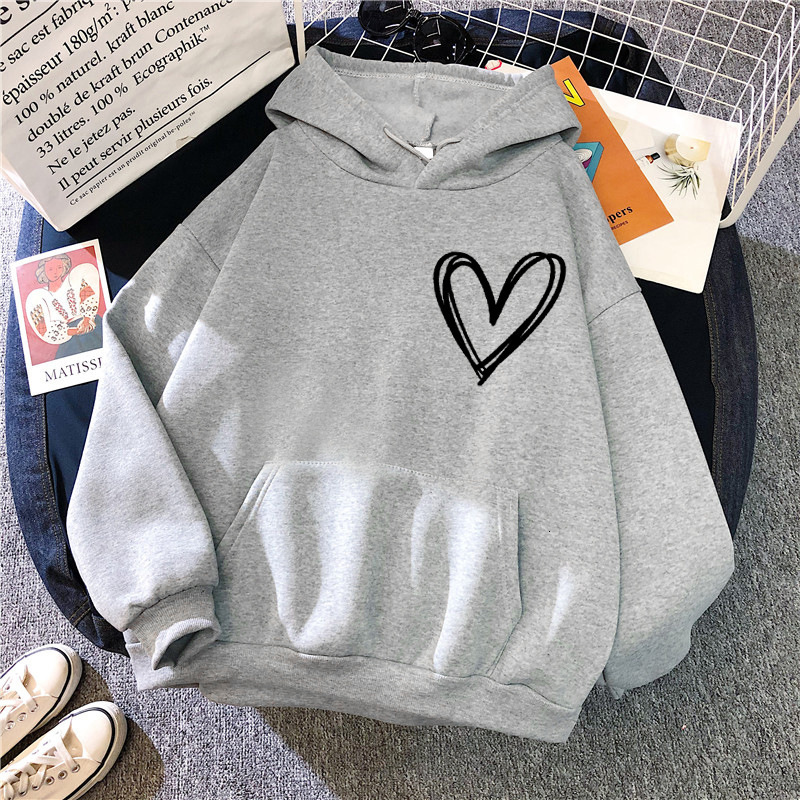 Free Shipping Designer Hoodie 2025 Printed Hooded Winter New Item Solid Color Korean Minimalist Style Fresh And Sweet Hooded Sweatshirt