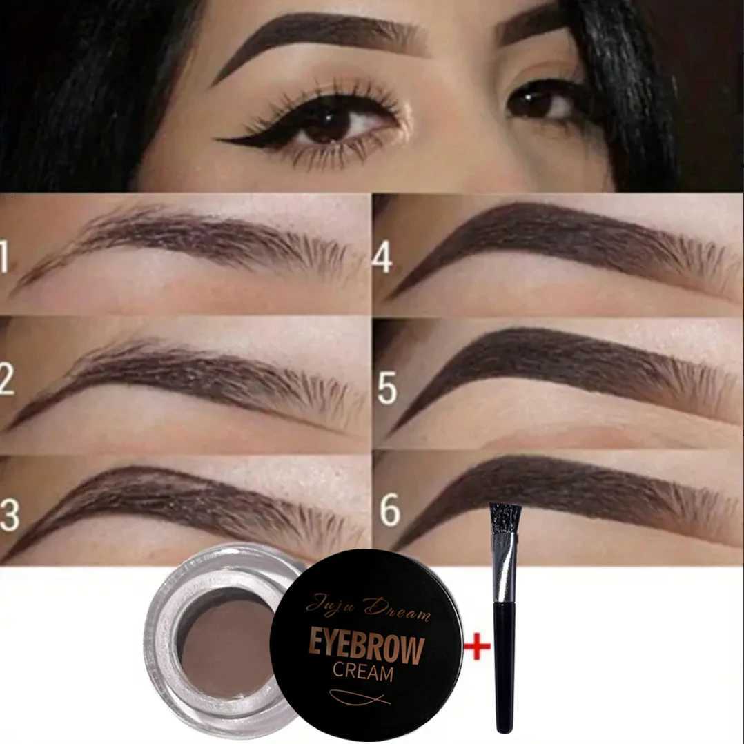 2 Color Wild Eyebrow Styling Eyebrow Cream Styling Eyebrow Gel Soap Wax Brown Black Eyebrow Cream W250807