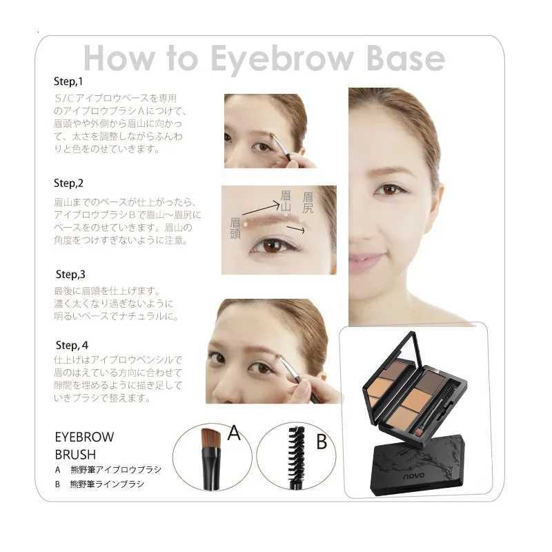 3-in-1 Waterproof Eyebrow Powder Beginner-Friendly with Brush Mirror - Long-Lasting Smudge-Proof Precision Eyebrow Styling W250807