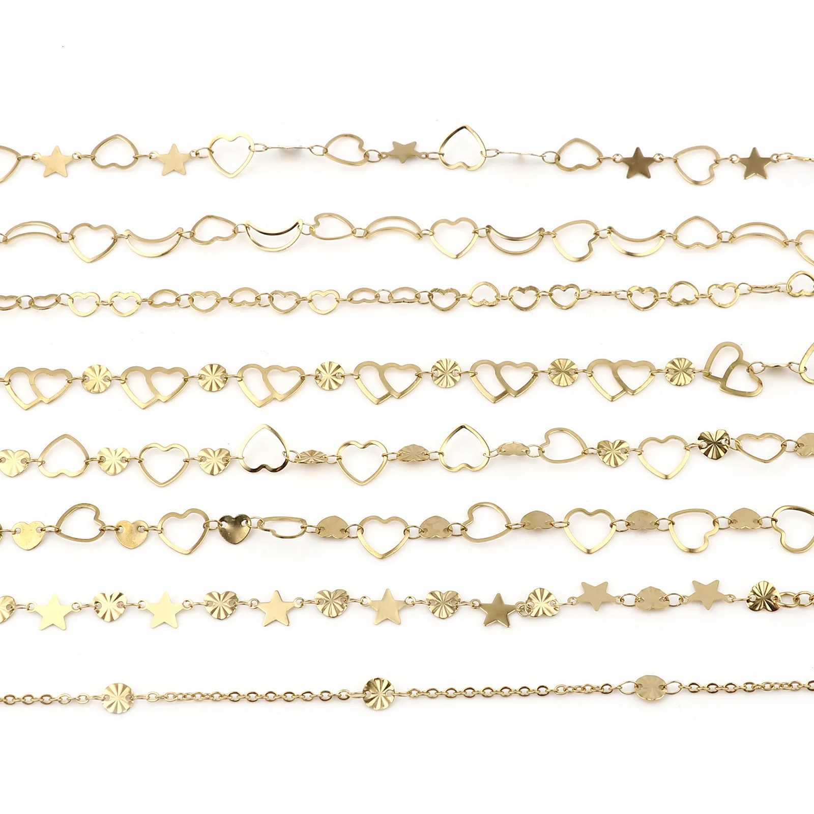 12 Styles 304 Stainless Steel Anklet Gold Color Chain Anklet For Womenon the leg Beach Barefoot Foot-Chain Jewelry Y250805