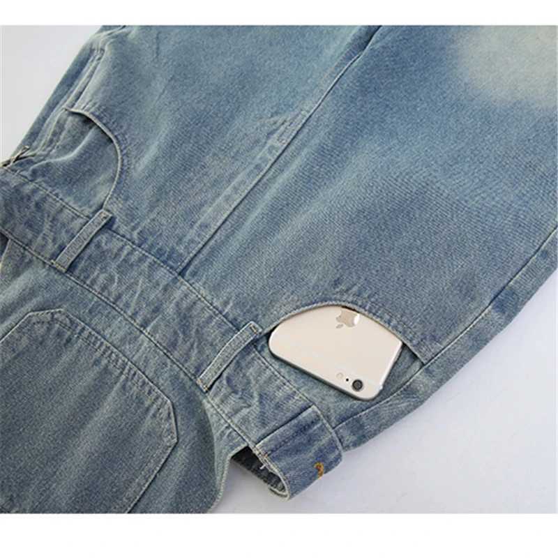 High Quality Children Bib Jeans Jumpsuit for Teenage Girl Casual Denim Suspender Overalls Kids Fashion Stylish Dungarees 5-14Y y250807