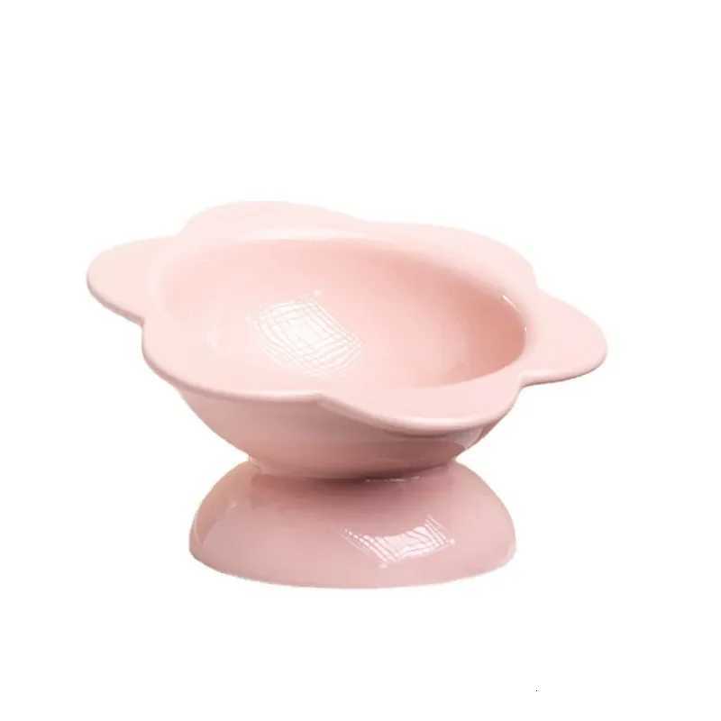 Sunflower Shape Ceramic Cat Bowl Dog Puppy Feeder Feeding and Eating Food Water Elevated Raised Dish for Cat Dog Pet Supplies Y250806