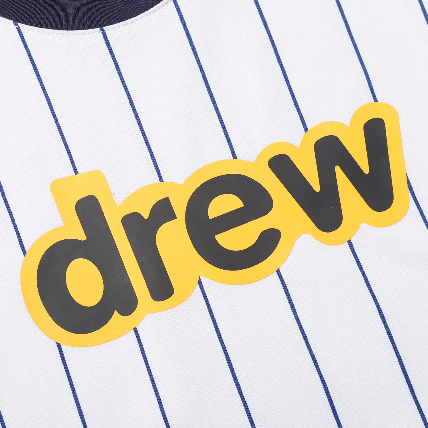 DREW HOUSE Designer luxury Hot Sale Mens Clothing Printing logo Stripes T shirt men's and women's printed loose short sleeve T-shirt