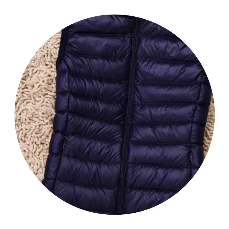 Packable Ultra-light Sleeveless Womens Winter Down Jacket White Duck Feather Warm Waistcoat Down Vest Outerwear Coats for Woman 250804