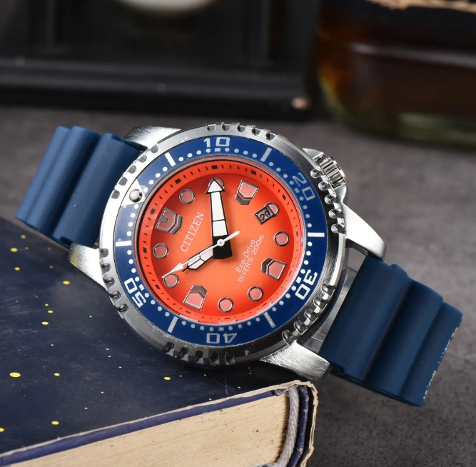 men Watches Men es Luxury Trend Quartz Calendar Waterproof Multi Function Fancy Round Stainless Automatic date promaster eco-drive divers clock