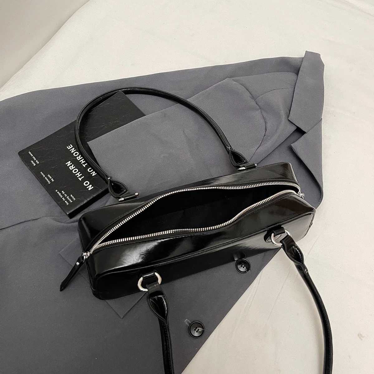 Leftside Small PU Leather Underarm Bags for Women 2025 Spring Y2K New Trend Fashion Shoulder Tote Bag Handbags and Purses Z250807