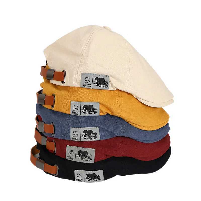 Fashion Reverse Duckbill Hat for Women Korean Style Beret Hat for Summer and Autumn All-Match Hip-Hop Forward Hat for Men XJ250807