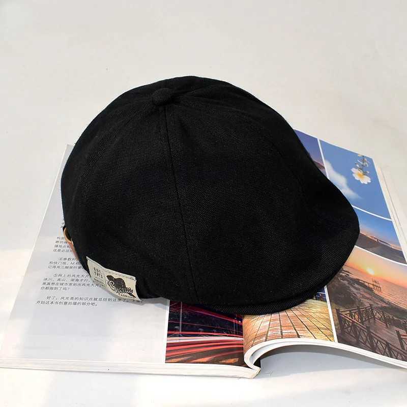 New Retro Newsboy Cs Men Hats Berets British Wearing Style Ivy C Classic Woman Vintage Cotton Beret Hip Hop Berets Caps XJ250807
