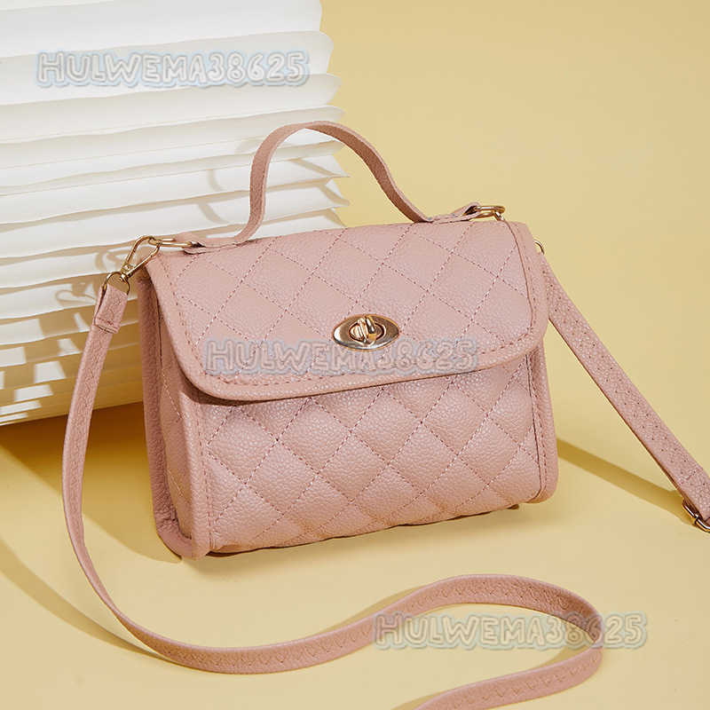 Style Small Square Bag 2025 Ladies Bag Womens Bag Phone Bag Quilted Chain Embroidered Bag H250806