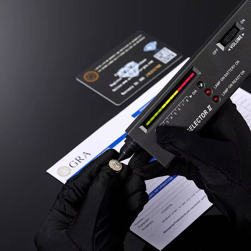 Hip Hop Fashion Men Iced Out Moissanite Earrings 925 Silver Screw Back Diamond Ear Stud With GRA Certificate