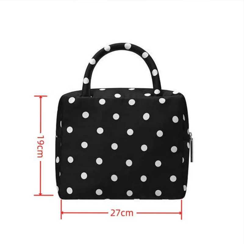 New Wave Point Handbag Female Vintage Y2k Korean Popular Bag Women Outdoor Travel Makeup Storage Pouch Students Niche Design Bag Z250807