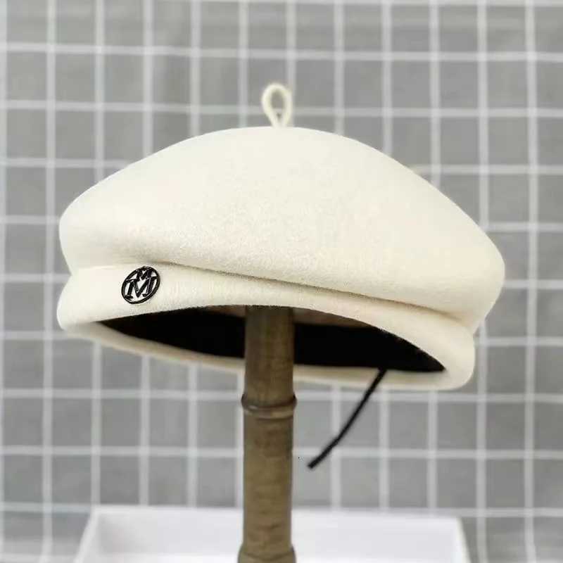 Classic Ladies Beret Hat Fancy Wool Felt Hat Warmer Winter Hat C White Black Women Fedora Hat Fascinator Pillbox Hat Formal XJ250807