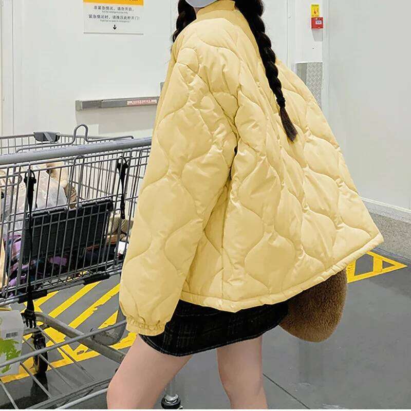 Designer Clothing 2025 HELIAR Thicken Warm Lambswool Solid Button Long Sleeve Office Cotton-Padded Jacket Women Casual Parkas Fall Winter