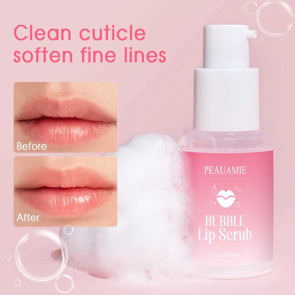 Bubble Lip Scrub Cream Exfoliating Moisturizing Remove Dead Skin Lighten Lip Lines Dark Lips Soothing Lip CareXJ250807