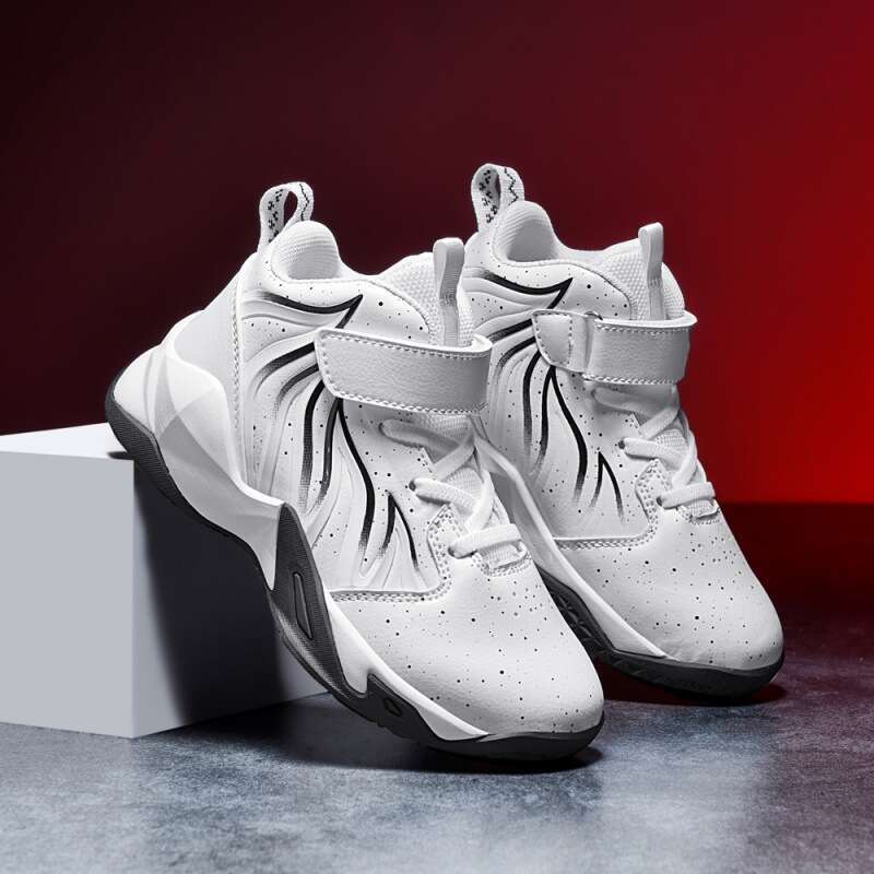 Big Kids Boys Four Seasons Leather Waterproof Children Elementary School Students Casual Running NEW White Travel Shoes