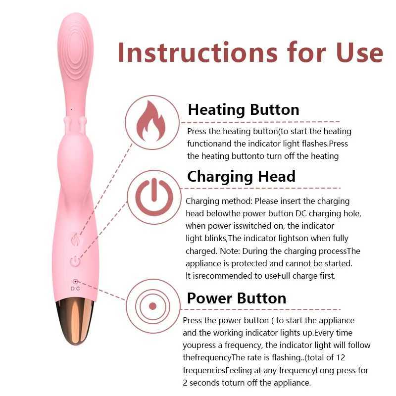10 Speeds G-Spot Vibrator for Women Sextoy Nipple Clitoris Stimulator Finger Dildo Shaped Vibes Sex Toys Female Adult Supplies W250807