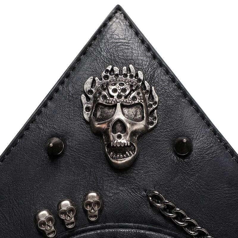2024 New Female Goth Niche Women's Backpack Skull Head Single Shoulder Diagonal Cross Bag