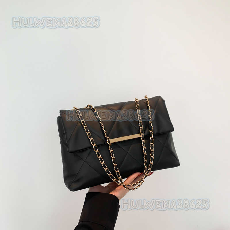 High-end Fashion Bag for Women 2024 New Trendy Chain Crossbody Bag Niche Design Casual Simple Shoulder Bag H250806