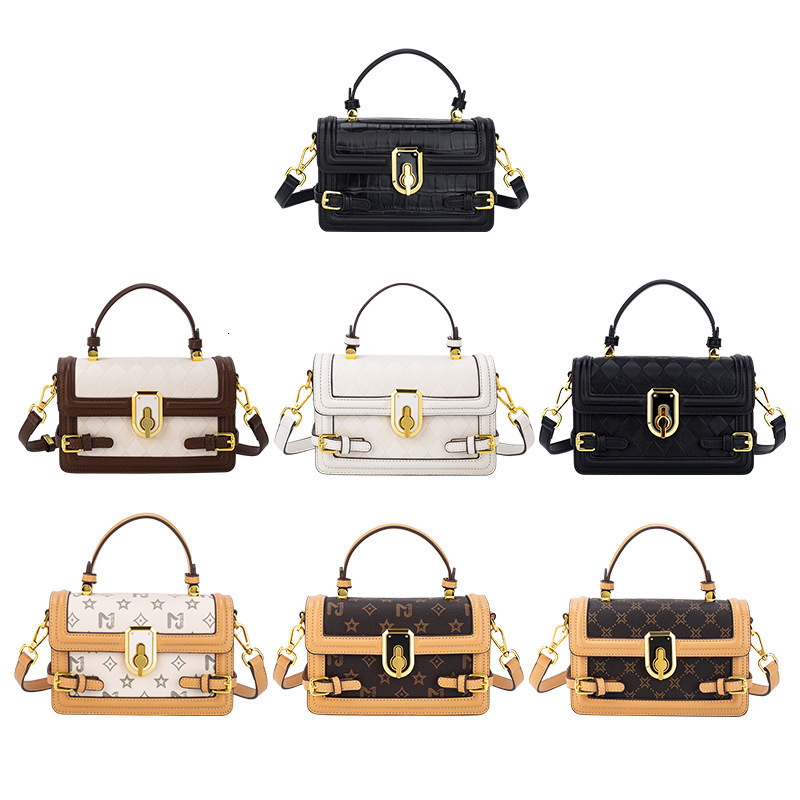 Classic Vintage Leather Handbag Elegant Crossbody Design Large Capacity Tote For Fashionable Bag R250807