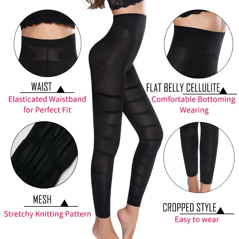 Leg Shapewear Body Shaper Cellulite Compression Leggings Women Slimming Sheath Thigh Sculpting Slimmer Waist Trainer Pants 250805