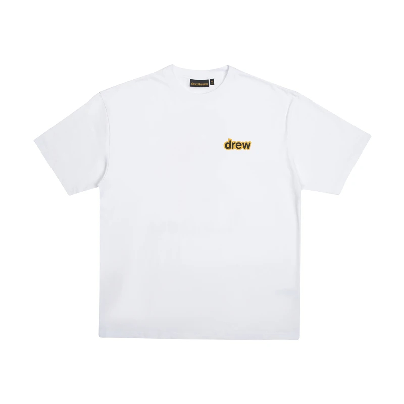 Drew House New Clothing Multicolor cartoon print logo T shirt men's and women's printed loose short sleeve T-shirt Designer luxury