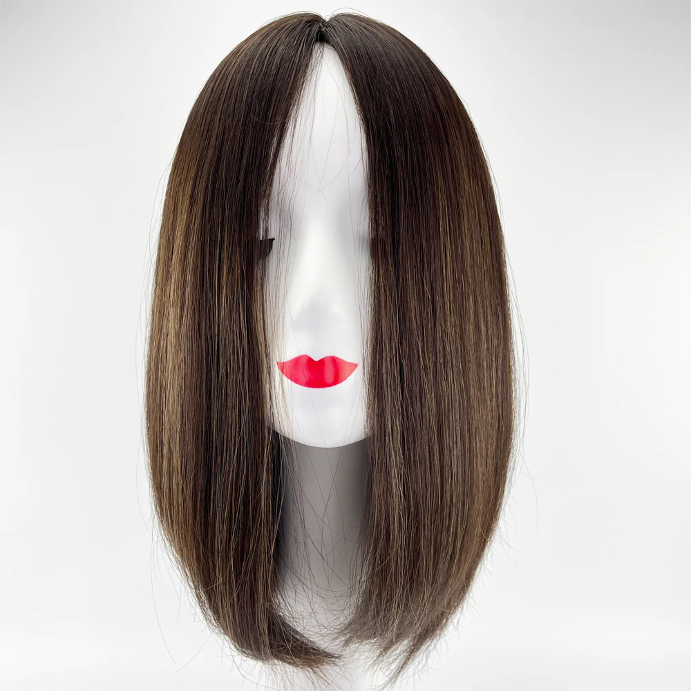 14inch Highlight Brown lace Wig Silk Straight High Quality Virgin Human Hair natural full lace front Same Hair Length Bob Wig