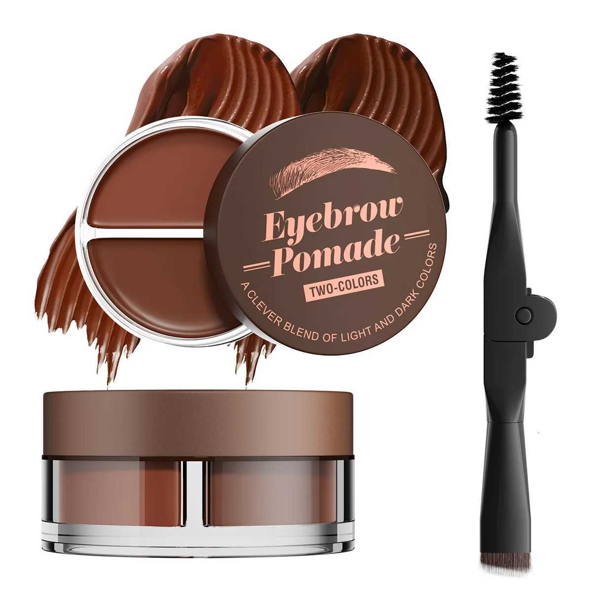 Eyelash Eyebrow Dye Tint Kit 2 in 1 Waterproof Fast Dye Brow Enhance Long Lasting Black Brown Eyebrow Cosmetics W250807