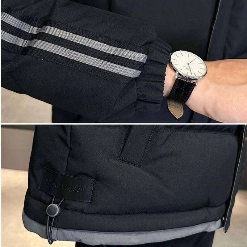 Designer Clothing 2025 Winter Puffer Jacket Men Cotton Padded Oversizd Parka Coats Hooded Waterproof Thermal Warm Jackets